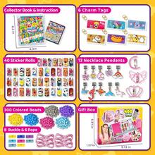 Bộ dụng cụ làm vòng tay bằng giấy dán Sticky Rolls - 400 cuộn giấy dán mini có thể tái sử dụng, sách hướng dẫn 60 trang, 8 cuộn giấy dán kèm phụ kiện | Bộ tự làm vòng tay và vòng cổ cho trẻ em từ 5-12 tuổi - Nhiều màu - Xem 8