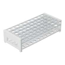 Plastic Test Tube Rack For 15/18 Mm Tubes, Hole Diameter Is 18.7mm, Holds 50, Detachable, Karter Scientific 208U2 (Pack Of 1) - ColorA - View 1