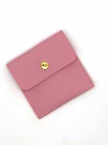 20pcs White Silver Pink Black Faux Leather Jewelry Pouches With Snap Closure Jewelry Storage Bag - Luxurious Gift Bags For Earrings, Necklaces, Bracelets, And Rings - Perfect For Storage & Pieceaging - Pu Leather Storage Bag - View 16