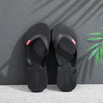 Chanclas para hombres, de alta gama, antideslizantes, resistentes a los olores, duraderas, sandalias tipo chancla casual, suela gruesa de goma para uso en exteriores y playa