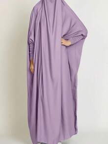 1 chiếc Khima (khăn choàng cầu nguyện) Jilbab, thiết kế rộng rãi, kín đáo, khăn trùm đầu cầu nguyện cao cấp dành cho phụ nữ Hồi giáo, trang phục Hồi giáo Khimar Abaya Jilbab, vật dụng cần thiết khi đi du lịch, khăn tắm biển. - Nhiều màu - Xem 11