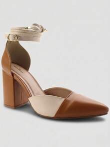MODARPE Women Heeled Sandals - marrón amarillento - Ver 4