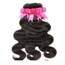 16A Premium Body Wave Bundles Human Hair 20 Inch,High Ratio Virgin Raw Hair,2-Year Lifespan,Cuticle Aligned,Reinforced Ultra ,Retains Silky Soft After Multiple Washes - Natural Black - 查看 1