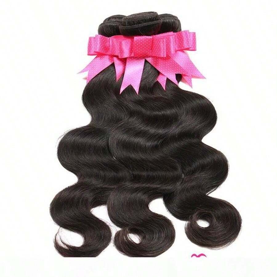 16A Premium Body Wave Bundles Human Hair 20 Inch,High Ratio Virgin Raw Hair,2-Year Lifespan,Cuticle Aligned,Reinforced Ultra ,Retains Silky Soft After Multiple Washes - Natural Black - 查看 1