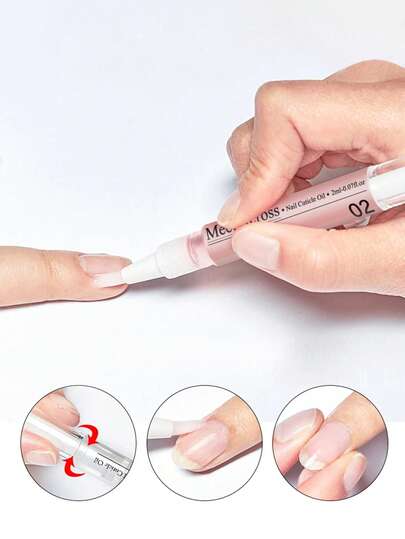 指甲营养油笔，强健指甲，促进指甲生长，玫瑰香氛，指甲护理角质层修复油，防止指甲磨损，滋养肌肤