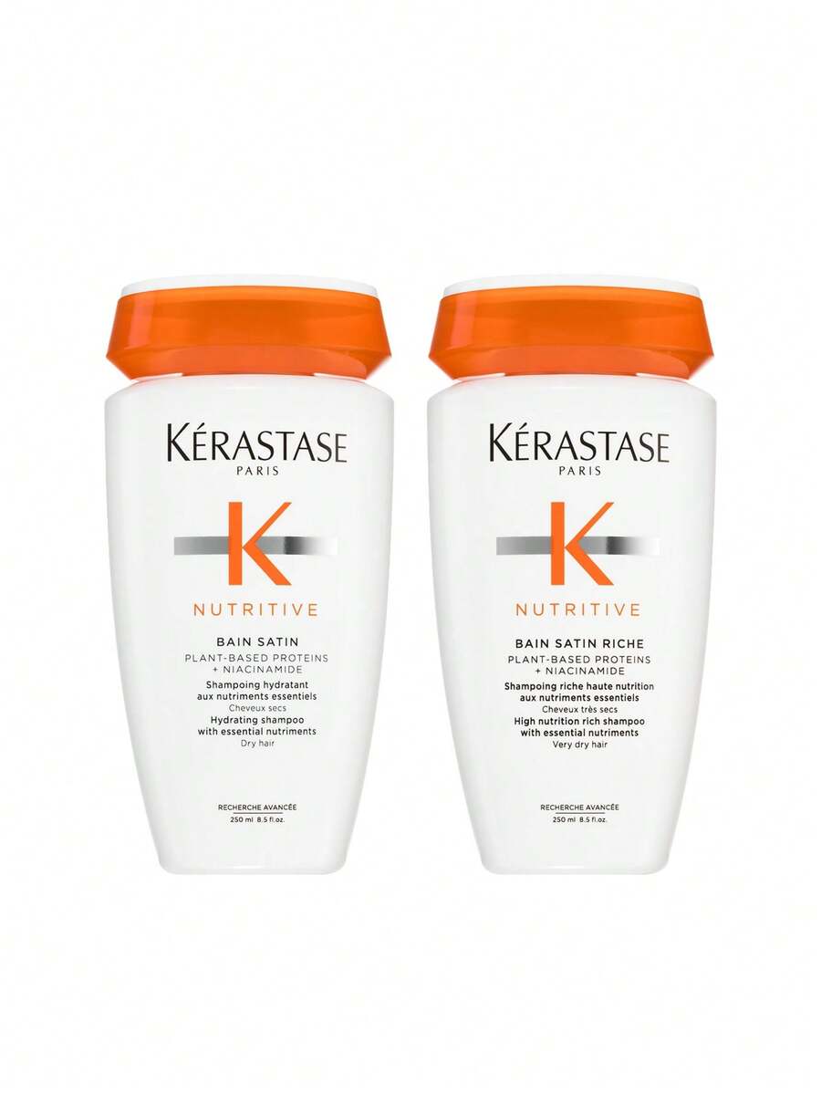 Kérastase [Bundle] Nutritive Bain Satin Shampoo 250 Ml + Riche Shampoo 250 Ml - Nutritive - View 1