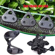 10/20pcs Shade Net Fixing Clip For Sun Protection Tarp Pole Canopy Clamps Rv Canopy Sunshade Clamps Greenhouse Net Clip Outdoor Accessory Easy To Install - Multicolor - View 1