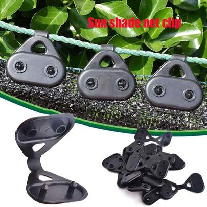 Kẹp lưới che nắng, kẹp lưới che nắng ngoài trời, phụ kiện kẹp cố định vải nhà kính, móc lưới hàng rào có khoen.