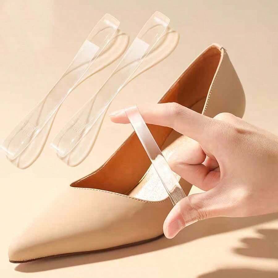 10pcs/20pcs Non-Slip Transparent Invisible Shoe Lace Accessories Suitable For High Heels, Sandals And Shoes - View 1