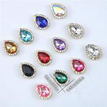 10-50pcs Oval Rhinestone Rings, Sewing Rhinestones For Clothing, Hats, Shoes, Bags, Accessories, Colorful Set, Sparkling Decoration For Wedding, Party, Jewelry Making, Teacher's Day, Mother's Day Gifts - Multiple Styles - View 5