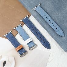 Lässiges Jeansband für Frauen 38/40/41/42/44/45/46/49mm Armband kompatibel mit 1-11 SE Ultra 3 2 Uhrenarmband - Ungeformtes Körbchen - Übersicht 7