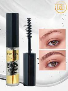 beauty glazed 2pcs Transparent Eyebrow Styling Gel, Waterproof Sweat-Proof Eyebrow Repair Liquid, Salon & Home Use Makeup - Clear - View 2