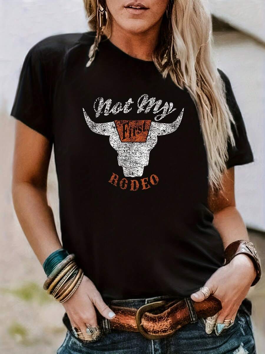 Women T-Shirts - Black - View 1