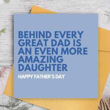 1pc Funny Father's Day Greeting Card With Envelope, Humorous Dad Birthday Card For Grandpa Stepdad, Creative Illustration Card For Him - View 11
