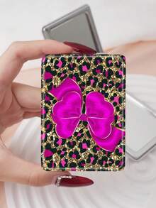 1pc Y2K Aesthetic Cute Vanity Mirror, Foldable Lightweight Ultra-Thin Portable Hand Mirror, Durable PU Leather, Suitable For Various Occasions Like Travel, Gathering, Work, School - Multicolor - View 10