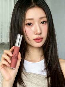 3CE 1pc Multi-Color Reddish Brown & Purple Sweet Potato Lip Balm, Smooth Matte Velvety Texture Nourishing Long-Lasting Blurring Effect Lip Cream For Daily Makeup, Korean Cosmetics - #Mauvrowm Taro Color - View 5