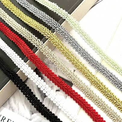 5cm/1cm Wide, Colorful Centipede Zig-Zag Trim, Suitable For Handicrafts, Clothing Decoration, Home Textile Decoration