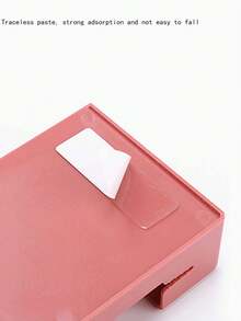 1. Wall-Mounted Phone Holder, No-Drill Remote Control, Multi-Functional Socket Pocket Holder, Plastic Charging Phone Holder, Bedroom Remote Wall-Mounted Phone Holder, Remote Control Storage Box, Jewelry And Key Storage Rack, No-Drill Wall-Mounted Phone Charging Case Holder, Remote Control Base, Wall-Mounted Storage Rack. - Multicolor - View 6