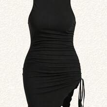 Women Long Dresses - Black - View 2