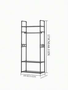 Giá treo quần áo đa năng, giá để giày, giá đựng đồ, giá treo áo khoác đứng cho phòng ngủ. - Nhiều màu - Xem 8