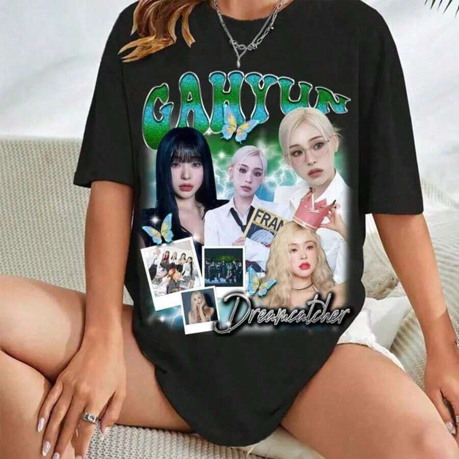 Nicholas &Team  Graphics T-Shirt, Back To Life Album Shirt, Go In Blind Shirt, Team Members  Shirt,  Gift, World Tour Swe100% Cotton, Summer Tops, T-Shirt, Summer, Summer Outfit Women, Men Women T-Shirt Print Tee, Y2k, T-Shirts For Men, Party Outfit, Cotton - 黑色19 - 查看 1