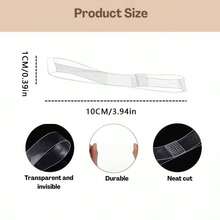 10pcs/20pcs Non-Slip Transparent Invisible Shoe Lace Accessories Suitable For High Heels, Sandals And Shoes - View 6