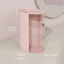Hộp đựng phụ kiện tóc trẻ em, 1 hộp, 3 tầng/2 tầng xoay để bàn, đa chức năng dùng đựng kẹp tóc, băng đô, dây buộc tóc, trang sức, đồ dùng thủ công DIY, hộp trang sức dễ thương cho bé gái với nhiều ngăn. - Nhiều màu - Xem 16
