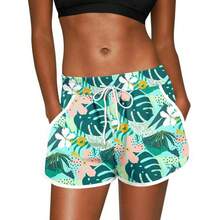 Women's Casual 3D Digital Print Shorts Hawaiian Beach Shorts - NDK04-s1230 - View 11
