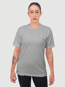 Kit Of 2 Dry Lightweight Short-Sleeve T-Shirts For Training And Running - 海軍藍/灰色 - 查看 5