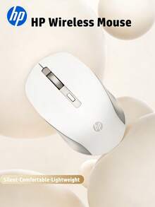 HP Wireless Mouse, Cute Silent, 2.4GHz Stable Connection, S1000 PLUS Portable Mouse, Suitable For Desktop And Laptop, Plug And Play, Best Gift For Halloween And Christmas - White - View 10