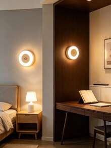 1pc Dimmable LED Touch Night Light - Adjustable Warm White & Daylight Brightness, Suitable For Bedroom, Hallway, Bathroom, Living Room, Wardrobe, Cabinet Decoration Lighting - Compact Design, Easy Installation, USB Rechargeable Cabinet Light/Wall Light - Multicolor - View 4