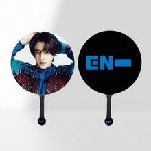 EN/HY Fandom Handhållna fläktar för Zhenyuan Liang, Sungchun Park, Seonwoo Kim, Riki Nishimura, kändismini-fans för sommaren - Multifärgad - Visa 8