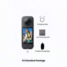Insta360 X5 Panoramic Action Camera, 8K Panoramic Shooting, Image Stabilization And Waterproof, New Dynamic Tracking Mode, Clear Audio Recording, 360° Horizontal Correction, Exceptional Image Quality, Long Battery Life (Brand New, Activated Only). - View 7
