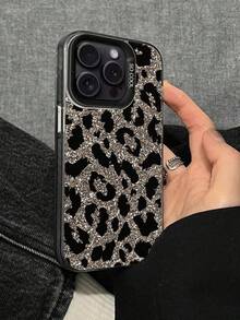 Leopard Print Shockproof Protective Phone Case, New And Vibrant, With Drop-Proof Silver Paint, Compatible With P15, P16, P16 Promax, P14 Promax, P13, P11, P12, XR, A13 4G Series, A14, A04, A34. Water, Shock, And Scratch Resistant, Anniversary Gift. - 多色6 - 查看 6