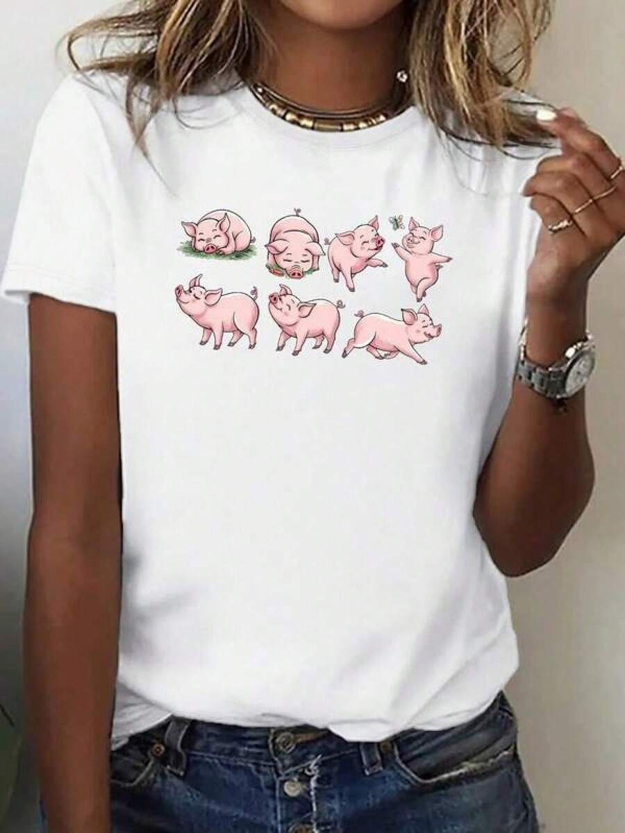 Women T-Shirts - White - View 1