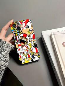 Tema blanco, rojo y amarillo de Kick Buttowski.funda de teléfono Fundas compatibles con ,Apple,VIVO,OPPO,,, y Honor.Fabricadas en silicona TPU,ofrecen protección contra golpes y caídas. - Negro - Ver 6