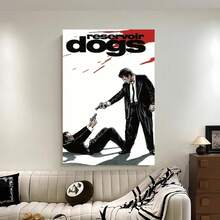 Enmarcado Póster plano 2D de la película Reservoir Dogs, 1 unidad, enmarcado: arte icónico del cine de culto con personajes emblemáticos (Mr. Blonde, Joe Cabot), decoración de pared para el hogar, la oficina o la cueva: regalo de cumpleaños y de Navidad para los fans. - Enmarcado - Ver 2