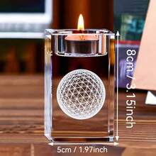 1 chiếc đế nến tealight vuông khắc hình Hoa Sự Sống bằng pha lê K9 (10cm/8cm), thủy tinh trong suốt không chì, khắc laser 3D tạo nên vẻ huyền bí và sang trọng. Pha lê vuông trong suốt với họa tiết Hoa Sự Sống tinh xảo mang lại hiệu ứng khúc xạ ánh sáng tuyệt đẹp và các chi tiết sắc nét. - A - Xem 6