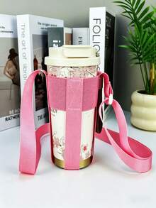 1. Túi đựng bình nước Ice King đính kim cương cao cấp mới, túi điều chỉnh được cho xe hơi kèm nắp bình, túi đeo chéo, túi xách tay có nắp bảo vệ bình nước, túi đựng bình nước chất liệu lặn có dây đeo vai điều chỉnh được. - Nhiều màu - Xem 3