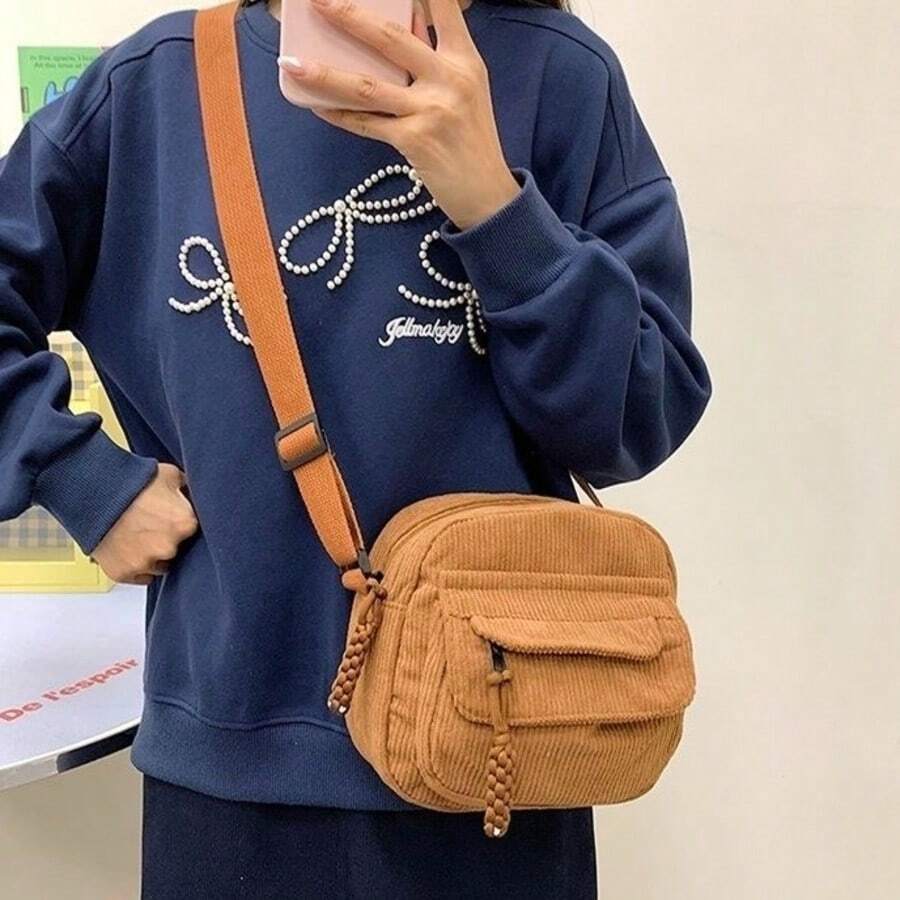 Multineos Comercial Unisex Waterproof Crossbody Shoulder Bag - Brown - View 1