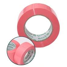 1 Roll Pink Packaging Tape | Vibrant Color, High Adhesion, Suitable For Various Decoration Arrangements, Logistics Sealing, Warehouse Packaging, Gift Box Packaging, Office Document Sealing, Small Item Bundling And Multiple Uses - A - View 3