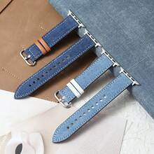 Lässiges Jeansband für Frauen 38/40/41/42/44/45/46/49mm Armband kompatibel mit 1-11 SE Ultra 3 2 Uhrenarmband - Ungeformtes Körbchen - Übersicht 12