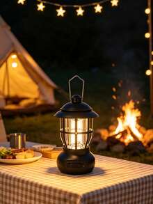 Lampu Kemah LED Luar Ruangan, Lampu Portabel Isi Ulang USB, Lampu LED Retro, Lampu Tenda Perjalanan, Lampu Kemah Portabel, Lampu Memancing - Seperti yang ditunjukkan pada gambar - View 3