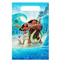 Ocean Princess Theme Birthday Party Supplies Set, Includes Banner, Plates, Cups, Hanging Swirl Decorations, Cake Topper, Gift Bags, Suitable For Tropical Hawaiian Style Birthday Party Decorations - Cartoon Tableware Set - View 11