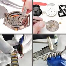16Pcs Watch Repair Tool Kit, Watch Link Removal Kit With Carrying Case, Link Pin Remover Case Opener Spring Bar Remover, Watch Battery Replacement Tool Set For Quartz Mechanical Wrist Watch Repair - 16-piece Cloth Bag Set - View 5
