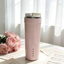 Cốc đựng đồ uống dung tích lớn, chất lượng cao, kiểu dáng đẹp mắt, tiện dụng khi đi du lịch, bình nước bằng thép không gỉ chống rò rỉ, nắp lật. - Nhiều màu - Xem 8