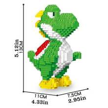 Figuras de Bloques de Construcción de Anime en Caja Ciega, Luigi , Pequeñas Partículas de Dibujos Animados, Bloques de Construcción Ensamblables, Muñecos de Juguete, Regalos para Niños - 1 unidad aleatoria - Ver 6
