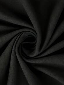 Elegante camiseta de mujer para uso diario, con estampado "Espera un momento, mis piernas son cortas", ropa casual para el día a día, camiseta de cuello redondo, cómoda y suave, camiseta de moda chic. - Negro - Ver 4