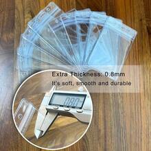 Bộ 2 kẹp đựng thẻ ID có thể thu gọn kèm dây đeo, thích hợp cho nhiều loại thẻ ID. - Bộ 2 món - Xem 5