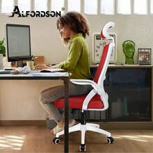Home Office Chairs - Red - View 10
